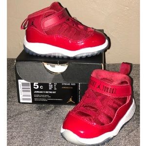 Jordan’s 11 Retro BT Red/White